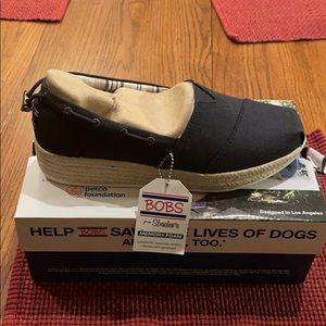 BOBS Navy Slip On Shoes